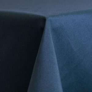 POLYESTER NAVY LINEN
