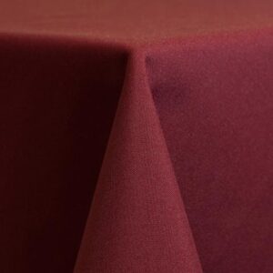 POLYESTER BURGUNDY LINEN