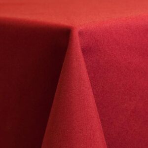 POLYESTER RED LINEN