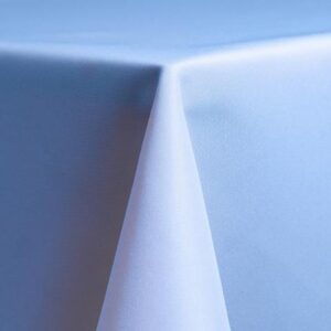 POLYESTER POWDER BLUE LINEN