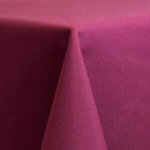 POLYESTER RASPBERRY LINEN