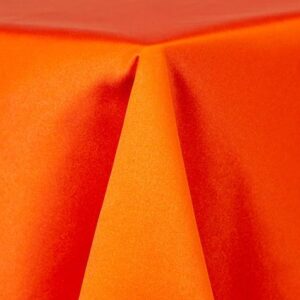 MATTE SATIN TANGERINE LINEN