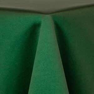 MATTE SATIN HUNTER GREEN LINEN