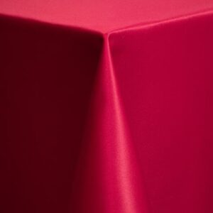 MATTE SATIN CERISE LINEN