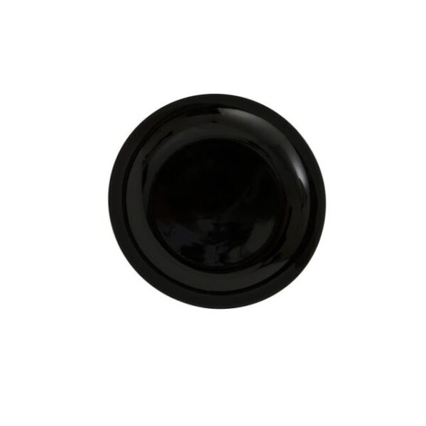 PLATE 6" BLACK COUPE