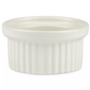RAMEKIN CERAMIC 6 OZ IVORY STACKABLE