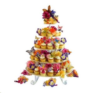 STAND CUPCAKE TIERED WHITE