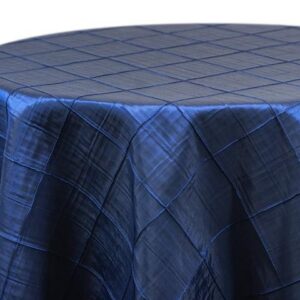 PINTUCK ROYAL BLUE LINEN