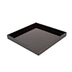 TRAY SQUARE 13X13 BLACK MELAMINE