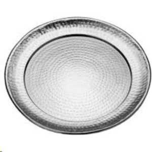 TRAY 16" ROUND HAMMERED